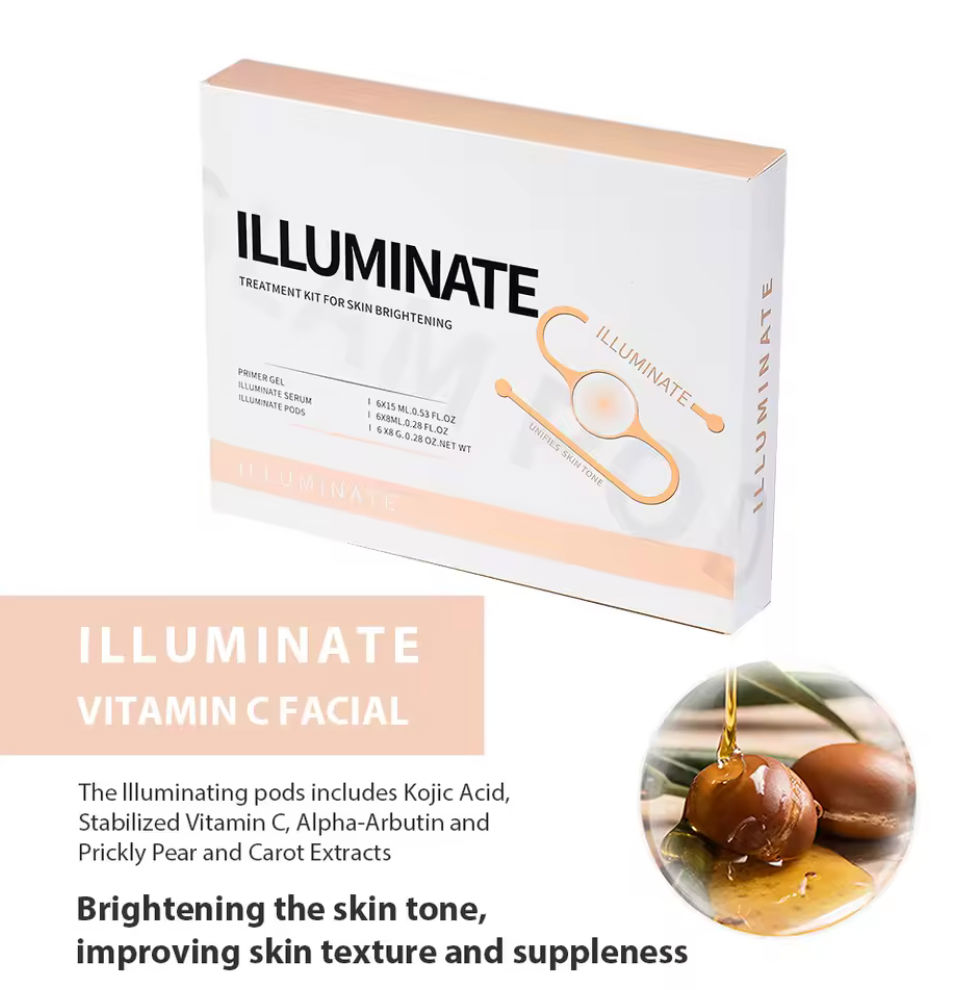 Illuminate pod kit for oxygen facial